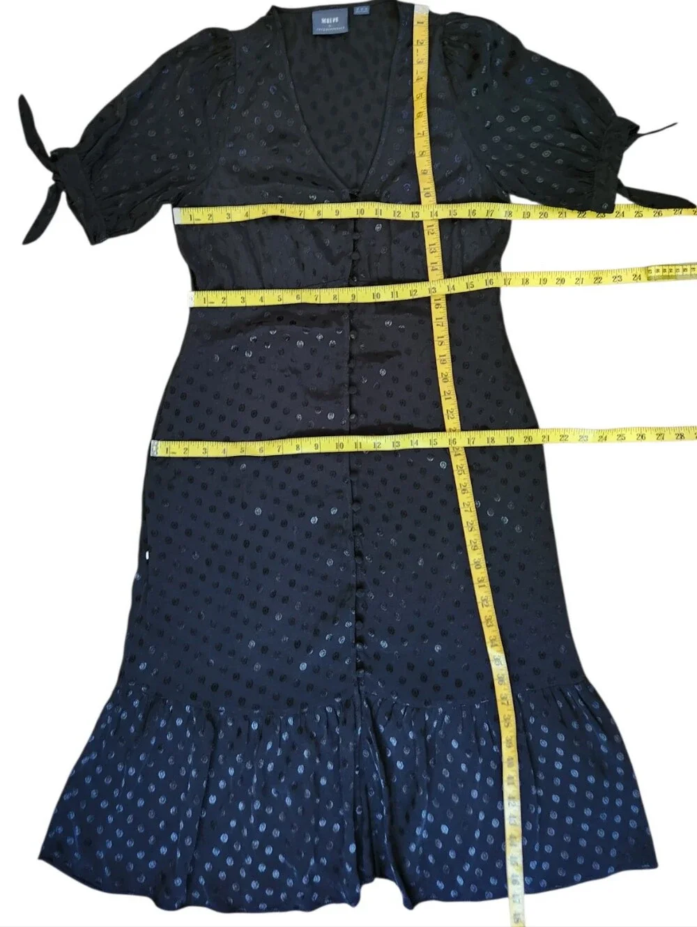 ANTHROPOLOGIE MAEVE Eudora PolkaDot Midi Dress - Size 6